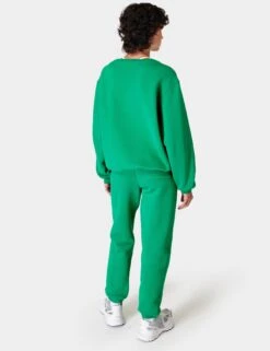 Sweaty Betty Elevated Sweatshirt - Vivid Green -The Sports Edit Store sweaty betty elevated sweatshirt vivid green sb9170 2