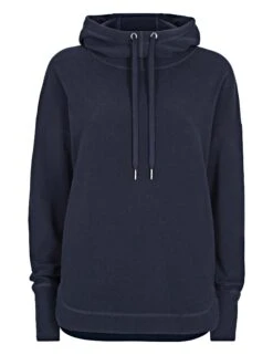 Sweaty Betty Escape Italian Fleece Hoody - Navy Blue -The Sports Edit Store sweaty betty escape italian fleece hoody navy blue sb6426 2