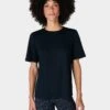 Sweaty Betty Essential Crew Neck T-Shirt - Black -The Sports Edit Store sweaty betty essential crew neck t shirt black sb9687 1