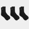Sweaty Betty Essentials 3-Pack Cushioned Ankle Socks - Black 1 Sweaty Betty Essentials 3-Pack Cushioned Ankle Socks - Black -The Sports Edit Store sweaty betty essentials 3 pack black sb7073 1