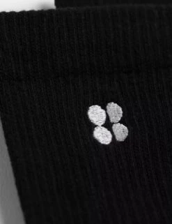 Sweaty Betty Essentials 3-Pack Cushioned Ankle Socks - Black -The Sports Edit Store sweaty betty essentials 3 pack black sb7073 2