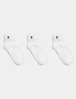 Sweaty Betty Essentials Mid Socks 3-Pack - White
