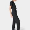 Sweaty Betty Explorer Jumpsuit - Black -The Sports Edit Store sweaty betty explorer jumpsuit black sb6824 1