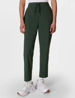 Sweaty Betty Explorer Side Stripe Trouser - Trek Green