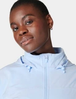 Sweaty Betty Fast Track Running Jacket - Breeze Blue -The Sports Edit Store sweaty betty fast track running jacket breeze blue sb9712 6