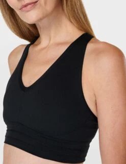 Sweaty Betty Gaia Yoga Bra - Black -The Sports Edit Store sweaty betty gaia yoga bra black sb9612 6