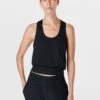Sweaty Betty Gaia Yoga Vest - Black -The Sports Edit Store sweaty betty gaia yoga vest black sb9561 1