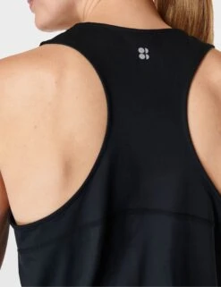 Sweaty Betty Gaia Yoga Vest - Black -The Sports Edit Store sweaty betty gaia yoga vest black sb9561 6