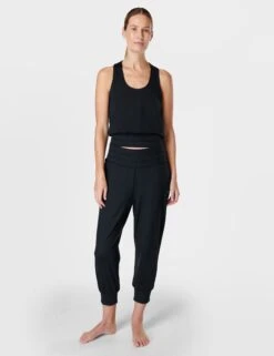 Sweaty Betty Gaia Yoga Vest - Black -The Sports Edit Store sweaty betty gaia yoga vest black sb9561 7
