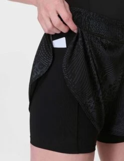 Sweaty Betty Get Set 2-in-1 Multi-Train Shorts - Grey Hybrid Leopard Print -The Sports Edit Store sweaty betty get set 2 in 1 multi train shorts grey leopard print sb10172a 6