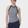 Sweaty Betty Harper Racer Vest - Navy White Stripe -The Sports Edit Store sweaty betty harper racer vest navy white stripe sb9700 1