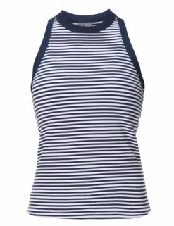Sweaty Betty Harper Racer Vest - Navy White Stripe 13 Sweaty Betty Harper Racer Vest - Navy White Stripe -The Sports Edit Store sweaty betty harper racer vest navy white stripe sb9700 6