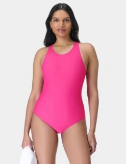 Sweaty Betty HydroPower Performance Swimsuit - Fuchsia Pink