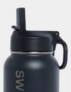 Sweaty Betty Keep It Chill Straw Water Bottle - 950ml (Black) -The Sports Edit Store sweaty betty keep it chill straw water bottle 950ml black sb9819 001 3