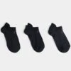 Sweaty Betty Lightweight Trainer Socks 3 Pack - Black -The Sports Edit Store sweaty betty lightweight trainer socks 3 pack black sb6050 1