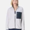 Sweaty Betty Mallow Zip Through - Mottled Grey/Navy Blue -The Sports Edit Store sweaty betty mallow zip through lily white marl sb10233 1