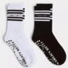 Sweaty Betty Mid Length Ankle Gripper Socks - 2 Pack 2 Sweaty Betty Mid Length Ankle Gripper Socks - 2 Pack -The Sports Edit Store sweaty betty mid length ankle gripper socks 2 pack white sb9860 100 1