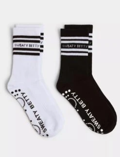 Sweaty Betty Mid Length Ankle Gripper Socks - 2 Pack