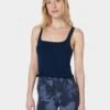 Sweaty Betty Mindful Seamless Bra Vest - Navy Blue -The Sports Edit Store sweaty betty mindful seamless bra vest navy blue SB8340A 4274 1