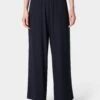 Sweaty Betty Modal Wide Leg Trousers - Black -The Sports Edit Store sweaty betty modal wide leg trousers black sb8238 1