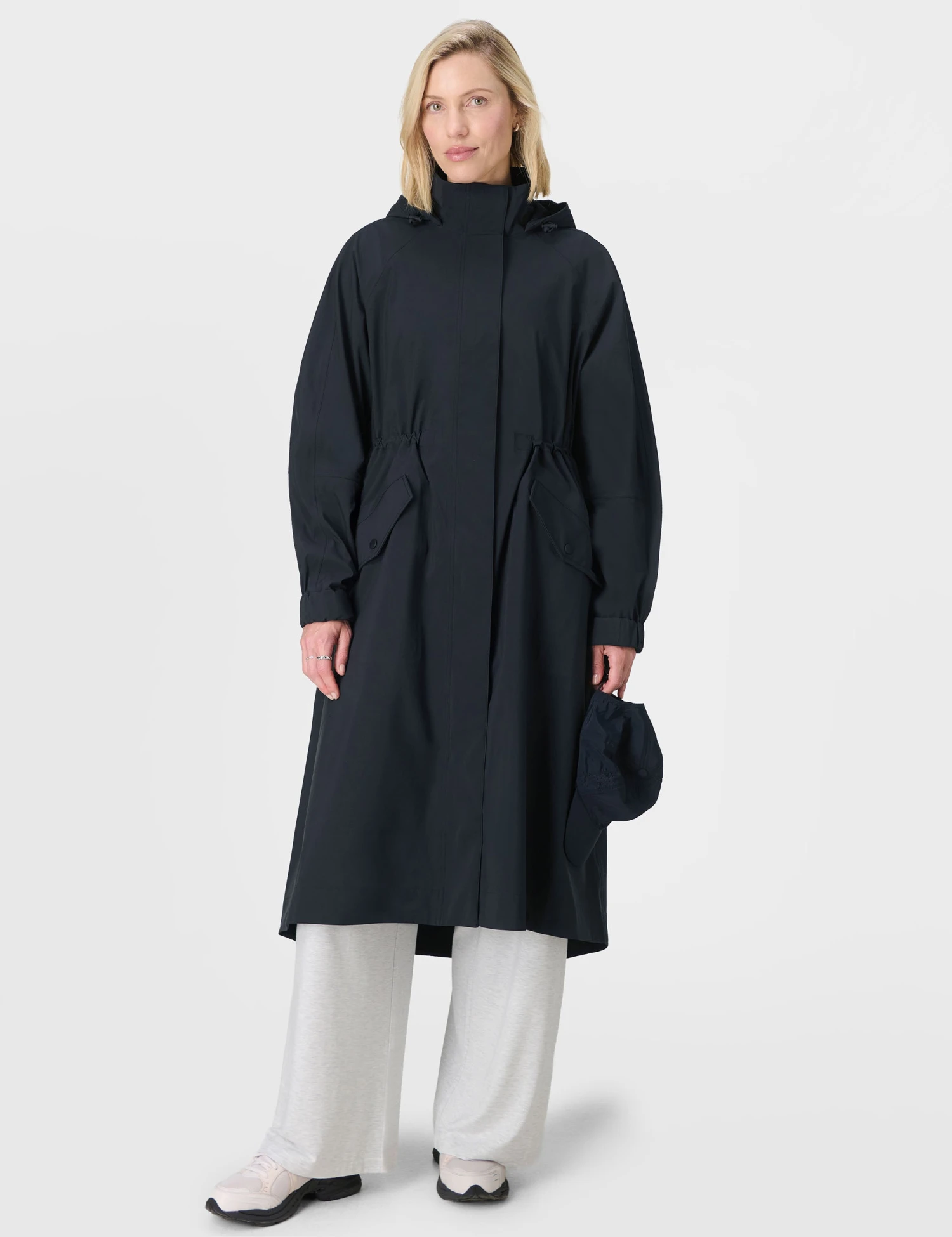 Sweaty Betty Motion Technical Longline Parka - Black 3 Sweaty Betty Motion Technical Longline Parka - Black