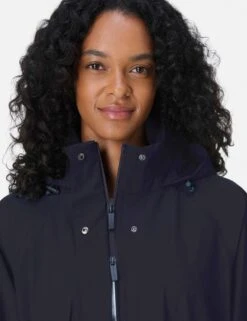 Sweaty Betty Motion Technical Longline Parka - French Navy -The Sports Edit Store sweaty betty motion technical longline parka french navy sb10393 3