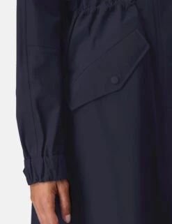 Sweaty Betty Motion Technical Longline Parka - French Navy -The Sports Edit Store sweaty betty motion technical longline parka french navy sb10393 5