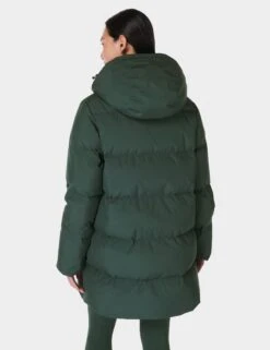 Sweaty Betty Nimbus Mid Puffer - Trek Green -The Sports Edit Store sweaty betty nimbus mid puffer green sb9900 2