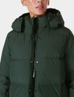 Sweaty Betty Nimbus Mid Puffer - Trek Green -The Sports Edit Store sweaty betty nimbus mid puffer green sb9900 4