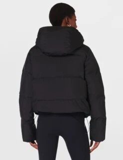 Sweaty Betty Nimbus Short Puffer - Black -The Sports Edit Store sweaty betty nimbus short puffer black sb9784 2