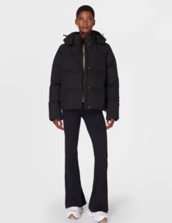 Sweaty Betty Nimbus Short Puffer - Black -The Sports Edit Store sweaty betty nimbus short puffer black sb9784 8