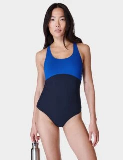 Sweaty Betty Ocean Xtra Life Performance Swimsuit - French Navy Blue