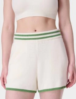 Sweaty Betty Off Court Knitted Short - Lily White