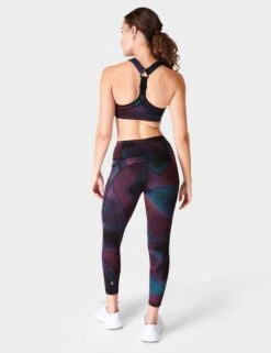 Sweaty Betty Power 7/8 Gym Leggings - Black Gradient Dot Print -The Sports Edit Store sweaty betty power 7 8 gym leggings black gradient dot print sb5400 7
