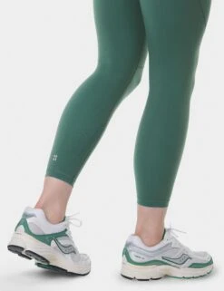 Sweaty Betty Power 7/8 Gym Leggings - Glade Green -The Sports Edit Store sweaty betty power 7 8 gym leggings glade green sb540078 7