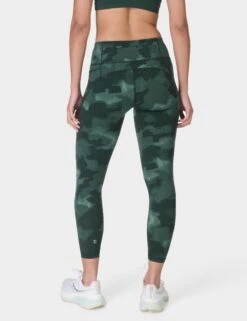 Sweaty Betty Power 7/8 Gym Leggings - Green Terrain Camo Print -The Sports Edit Store sweaty betty power 7 8 gym leggings green terrain camo print sb5400a78 2
