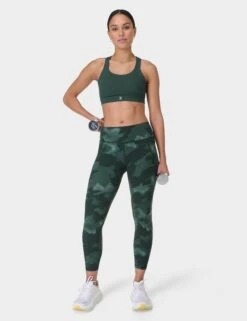 Sweaty Betty Power 7/8 Gym Leggings - Green Terrain Camo Print -The Sports Edit Store sweaty betty power 7 8 gym leggings green terrain camo print sb5400a78 8