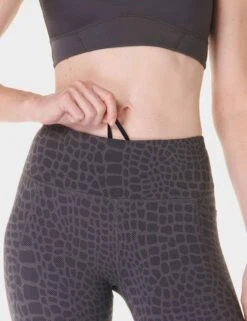 Sweaty Betty Power 7/8 Gym Leggings - Grey Croc Halftone Print -The Sports Edit Store sweaty betty power 7 8 gym leggings grey croc print sb5400a 78 5