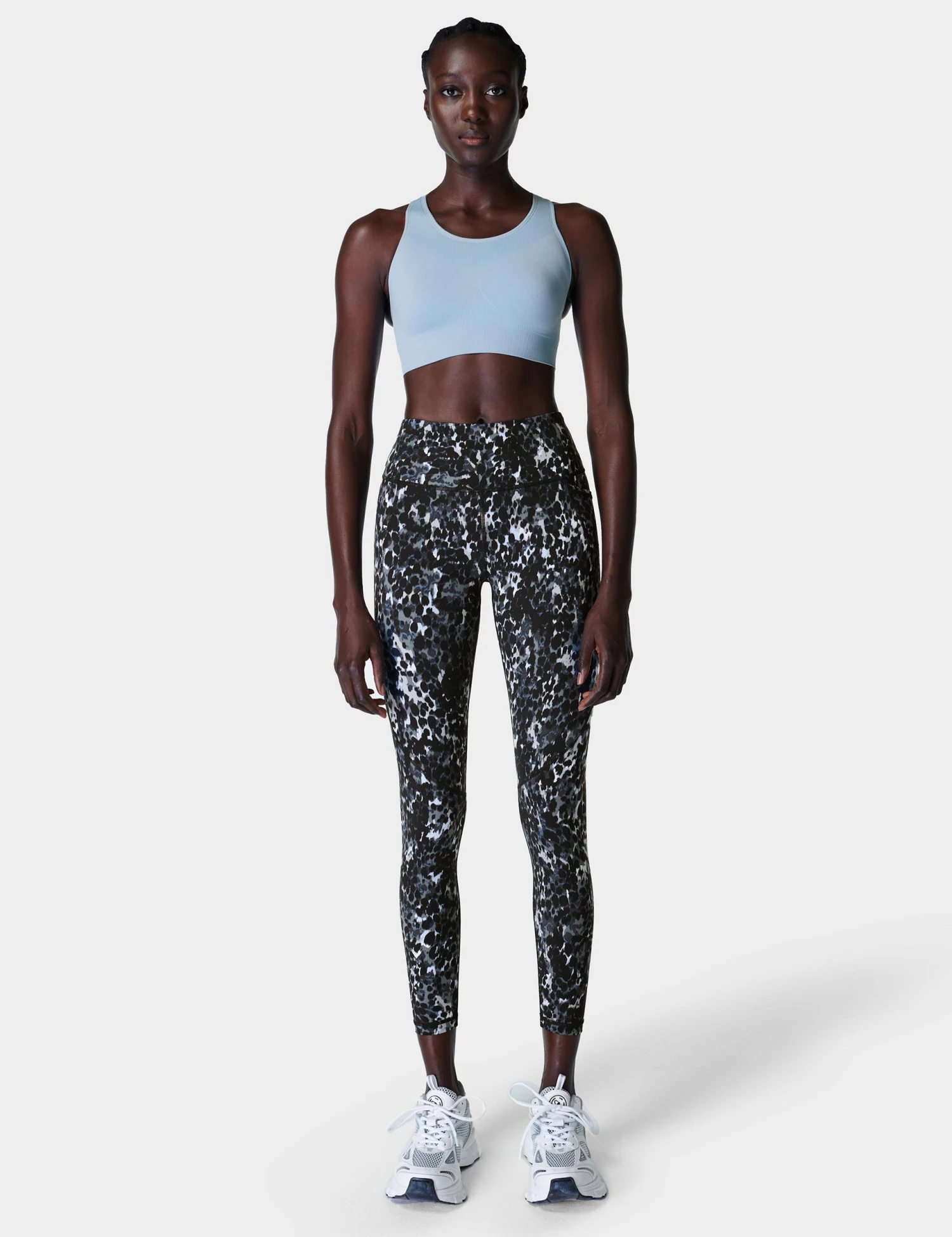 Sweaty Betty Power 7/8 Gym Leggings - Grey Dapple Print 5 Sweaty Betty Power 7/8 Gym Leggings - Grey Dapple Print - Image 3