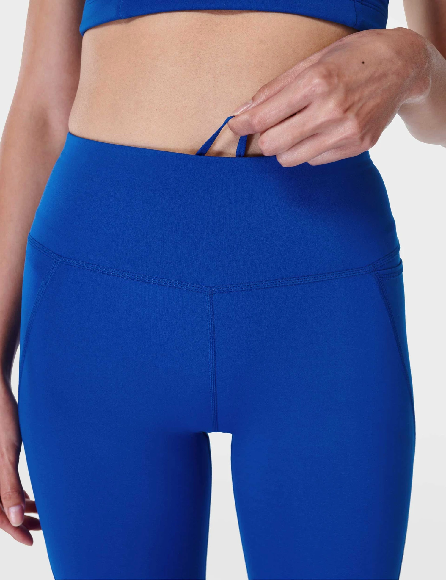 Sweaty Betty Power 7/8 Gym Leggings - Lightning Blue 5 Sweaty Betty Power 7/8 Gym Leggings - Lightning Blue - Image 3