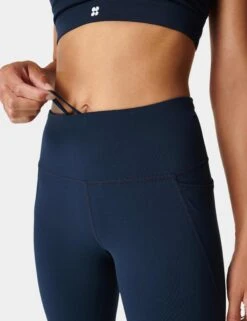 Sweaty Betty Power 7/8 Gym Leggings - Navy Blue -The Sports Edit Store sweaty betty power 7 8 gym leggings navy blue sb5400 4