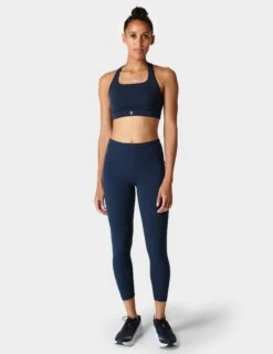Sweaty Betty Power 7/8 Gym Leggings - Navy Blue -The Sports Edit Store sweaty betty power 7 8 gym leggings navy blue sb5400 8