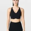 Sweaty Betty Power Contour Plunge Bra - Black -The Sports Edit Store sweaty betty power contour plunge bra black sb8557 1