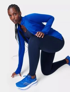 Sweaty Betty Power Gym Leggings - Navy Blue -The Sports Edit Store sweaty betty power gym leggings navy blue sb5400 8