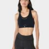 Sweaty Betty Power Icon Running Bra - Black -The Sports Edit Store sweaty betty power icon running bra black sb8395 1