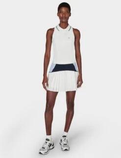 Sweaty Betty Power Match Point Tennis Vest - White -The Sports Edit Store sweaty betty power match point tennis vest white sb9291 5