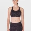 Sweaty Betty Power Medium Support Sports Bra - Black Luxe Leopard Print -The Sports Edit Store sweaty betty power medium support bra black luxe leopard print sb8993a 12294 1