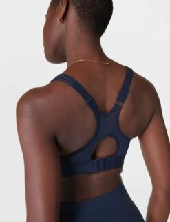 Sweaty Betty Power Pro Running Bra - Navy Blue -The Sports Edit Store sweaty betty power pro running bra navy blue sb9616 5