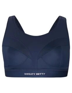 Sweaty Betty Power Pro Running Bra - Navy Blue -The Sports Edit Store sweaty betty power pro running bra navy blue sb9616 8