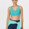 Sweaty Betty Power Pulse Bra - Ripple Blue 2 Sweaty Betty Power Pulse Bra - Ripple Blue -The Sports Edit Store sweaty betty power pulse bra ripple blue sb10044 1